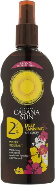 Cabana Sun CABANA Spray olio abbronzante profondo colore superiore a 2 - 200 ml