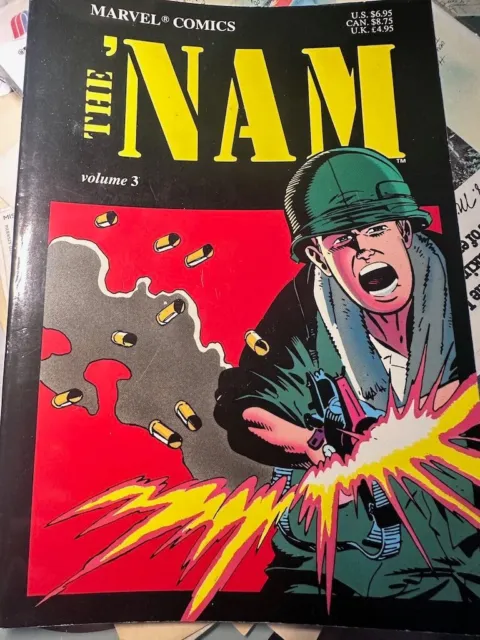 Marvel Comics Soft Cover The 'Nam Volume 3 1989 1st Printing VGC 