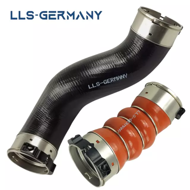 2x Turboschlauch Ladeluftschlauch für BMW 5er F10 F11 535d 535d xDrive Re/Li