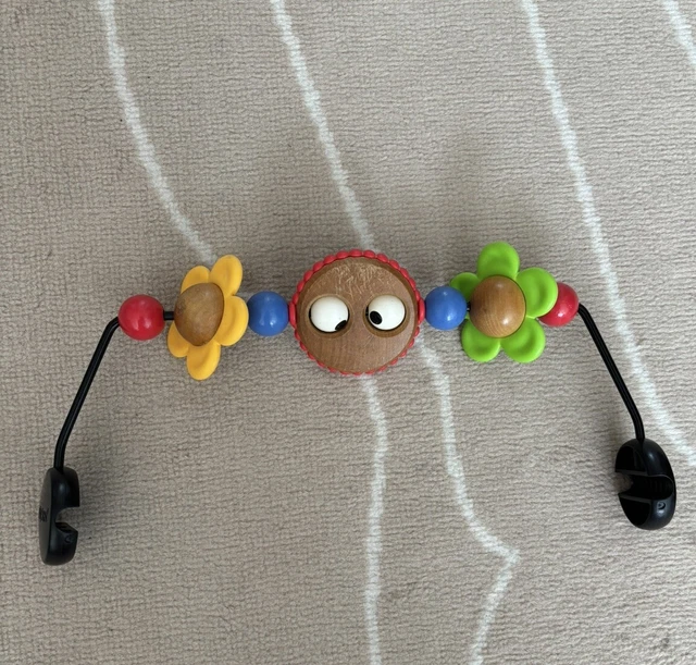 BABY BJORN BOUNCER Googly Eyes wooden toy bar. £20.00 PicClick UK