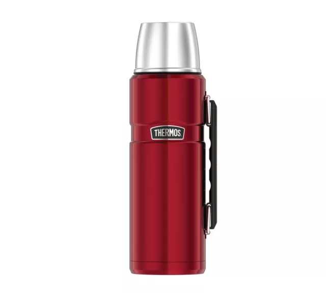 Stainless King, Cranberry 1.2Litre Vacuum Flask Cranberry Red 1.2 l With handle