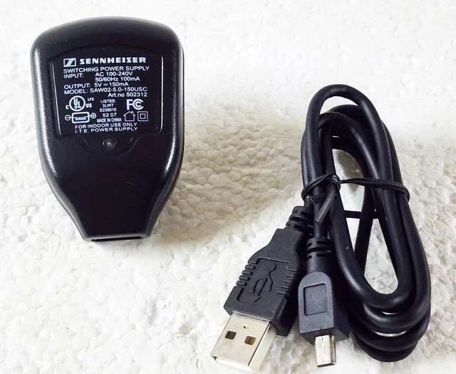 SENNHEISER 502312 AC/USB Adapter for VMX 100 or EZX 60 wireless headset