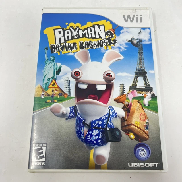 RAYMAN RAVING RABBIDS 2 (Nintendo Wii, 2007) Complete w/ Manual CIB ...