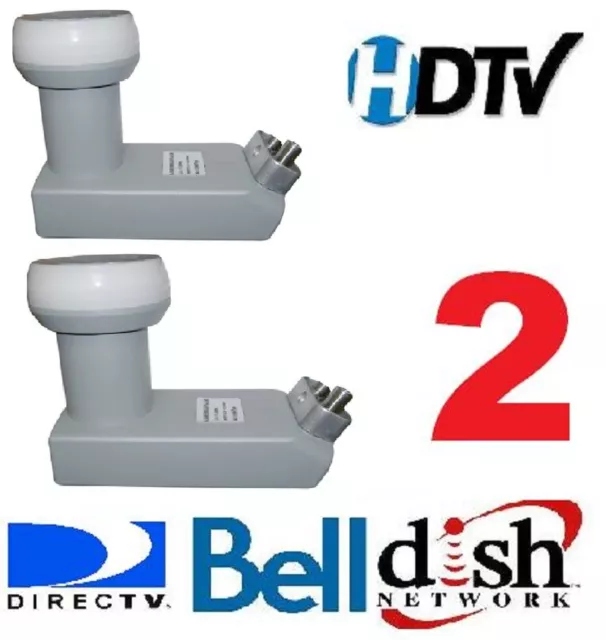 2 X   Dss Square Lnb Dish Network Bell Directv Fta Satellite Lnbf 11250
