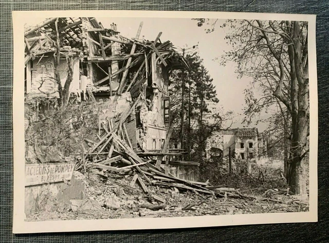 LIV3475 Original Vintage Photograph, Meurthe & Moselle 54 Pompey WW2 War