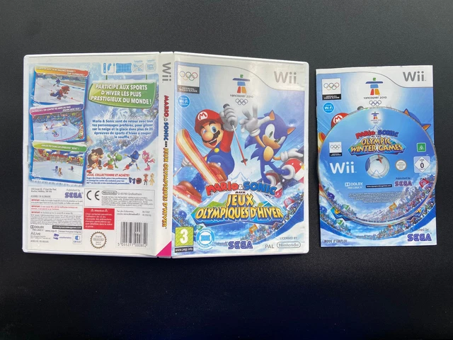 MARIO ET SONIC jeux aux olympiques d'hiver Jeu Nintendo Wii en boite