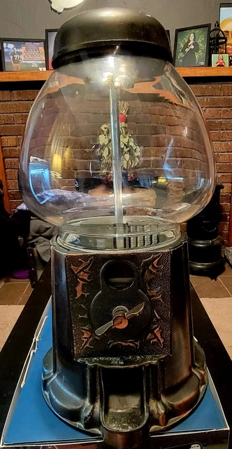 Vintage Copper Carousel Gumball