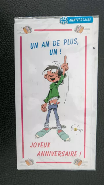 FRANQUIN Gaston Lagaffe carte postale CP Un an de plus