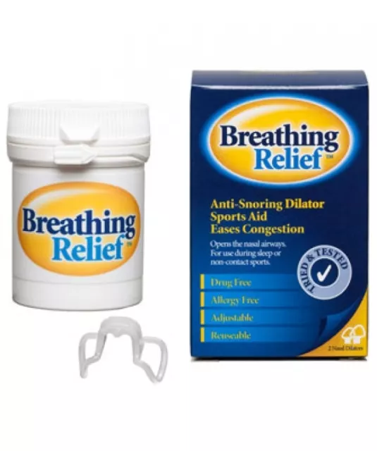 Breathing Relief Arrêt Ronflement Usage Pour SPORTS Dilatateur Aide Nasal, Sinus