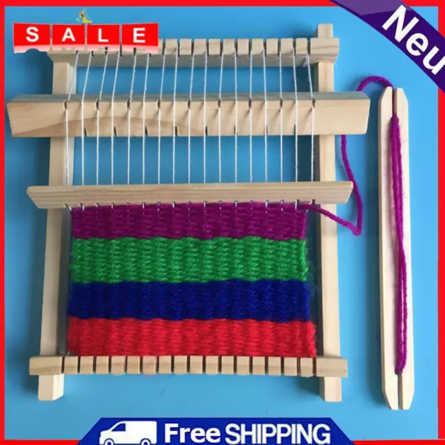 Wooden Multi-Craft Loom Adjustable DIY Weaving Frame Woven Tool Intellectual Toy