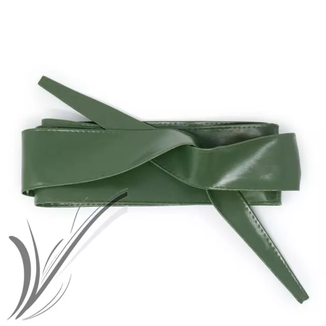 Cintura fusciacca verde donna da ragazza cinta fascia femminile vestito abito