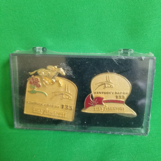 KENTUCKY DERBY 133 Metal Pins Visa Signature 5.00 PicClick