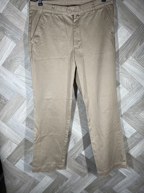 Guanto pantaloni cinesi beige da uomo W34 L32 Designer guanto da golf
