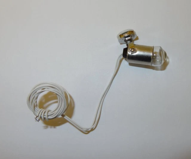 12 Volt Dollhouse Lighting Swiveling Spotlight Bulb 1:12 Doll House Miniature