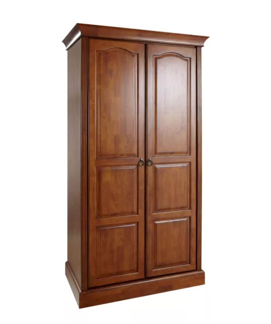 Heirloom 2 door wardrobe - Antique Mahogany finish