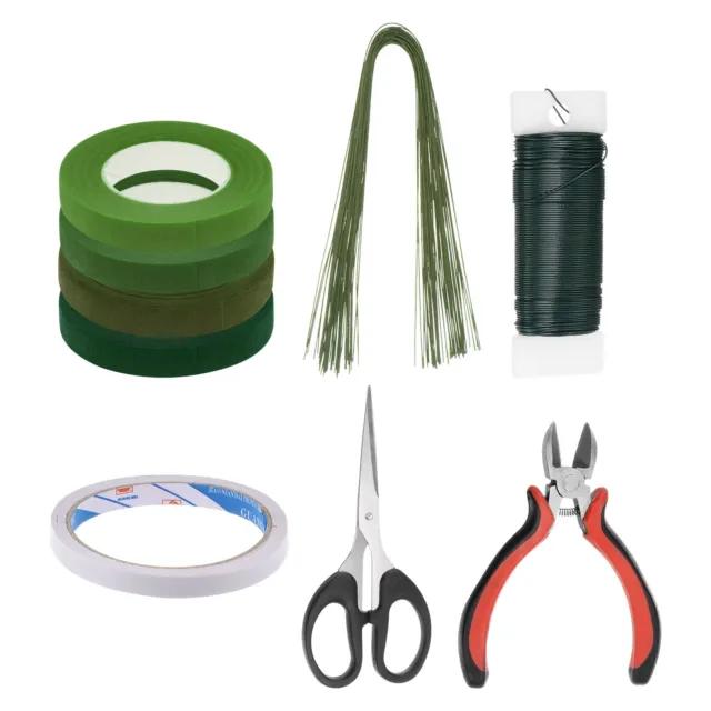 FLORAL TAPE AND Floral Wire Arrangement Tools Kit with Wire Cutter 26 Gauge  Stem $16.45 - PicClick