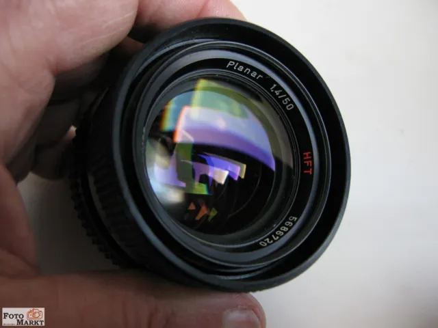 Carl Zeiss Planar 1,4 / 50 mm HFT Made in Germany lens für Rollei SLR QBM 2