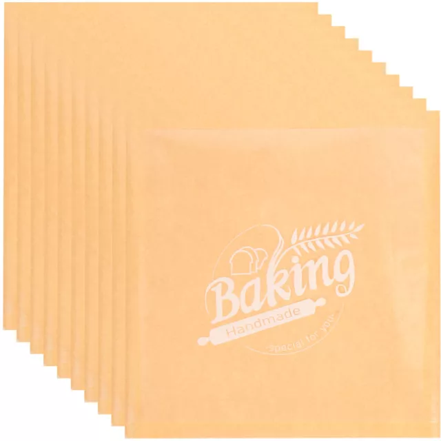 100 pz sacchetto giallo in carta kraft sacchetti di carta kraft sacchetti per alimenti