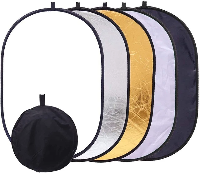 40"X60"/100X150Cm Photo Video Studio Multi Collapsible Disc Lighting Reflector 5