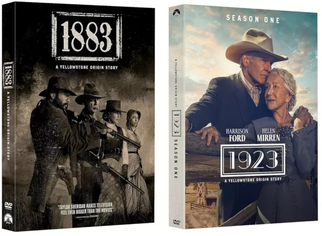 *COMBO SET Yellowstone Origin Story 1883 + 1923 ( DVD 7-disc )US SELLER!