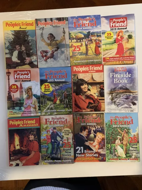 The Peoples Friend Annuals  Books X 12 Vintage