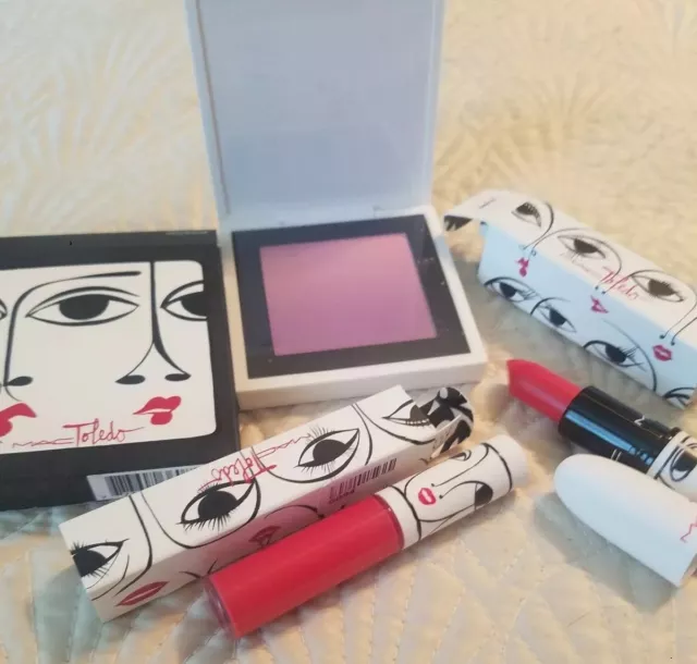 MAC Isabel & Rubén Toledo BARBACOA Lápiz labial y Vidrio labial con Flor Azelea 🙂