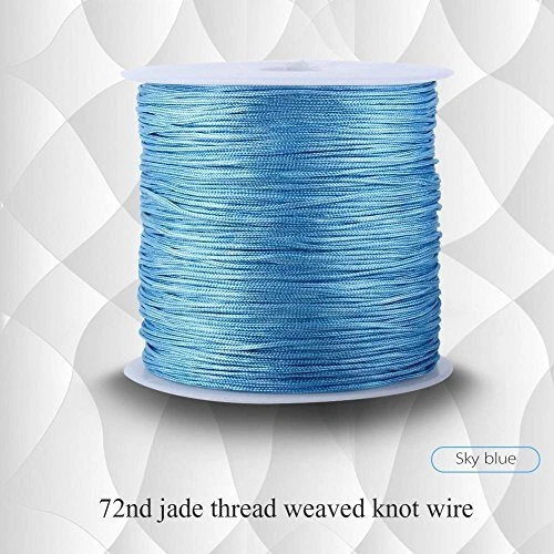 Nylonschnur, Haofy 100 m x 0,8 mm Nylon Schnurkabel Perlenstring, Makramee 4