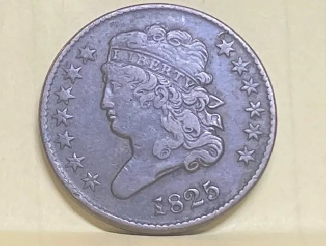 1825 Classic Head Half Cent C-2 Variety Nice Eye Appeal