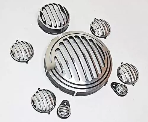 Grille de phare adaptée à l'indicateur avant et arrière en métal CNC,...