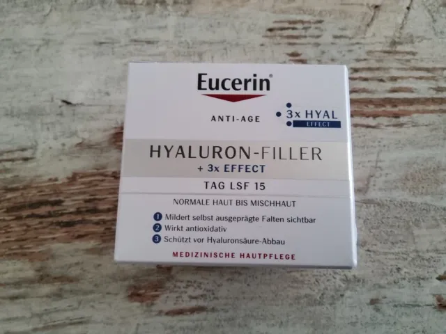 EUCERIN HYALURON FILLER 3x Effect Anti Age Tag  LSF 15, 50ml