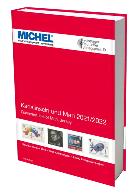 MICHEL Briefmarken Katalog Europa 14 - Kanalinseln und Man 2021/2022 Neu