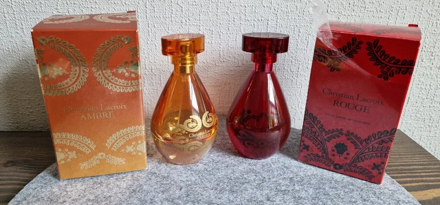 CHRISTIAN LACROIX FOR Avon Rouge Ambre Perfume Bottles For