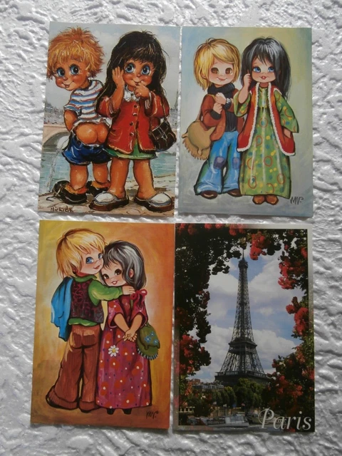 Lot De 30 Cartes Postales Rétro Paris Fendawn - 14x10 Cm - Papier Qualité Premium Pour Collection