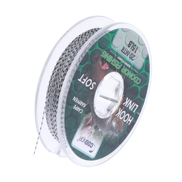20 M Ligne De Pêche Enduite Fil Fluorocarbone Style Européen