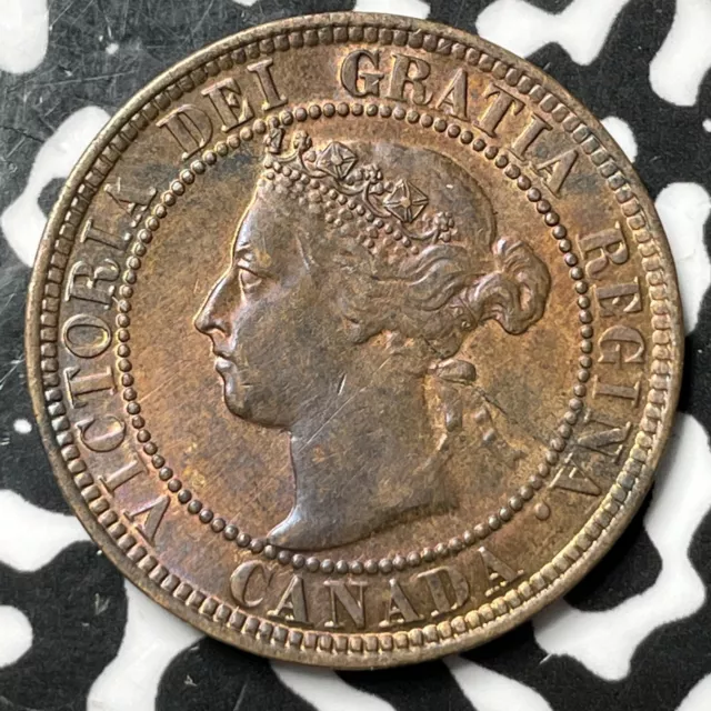 1898-H Canada Large Cent Lot#JM6828 High Grade! Beautiful!