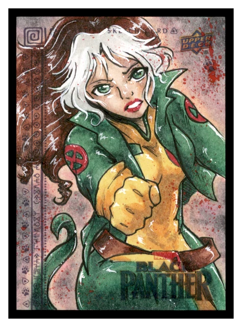 2018 Upper Deck UD Marvel Black Panther 1/1 Sketch Jamie Joslyn Rogue JS