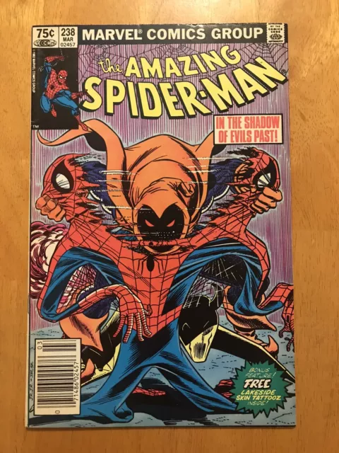 Amazing Spider-Man 238 WITH TATTOOZ Last Picture 1983 1st Appearance Hobgoblin