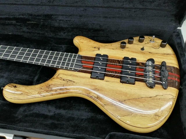 MAYONES Electric Bass PRESTIGE CLASSIC 4 Paint crack, knob missing