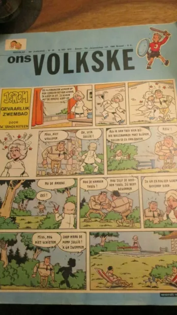 Willy Vandersteen - Bob & Bobette - Revue, Ons Volkske-Poster+Point Tintin-1972 3