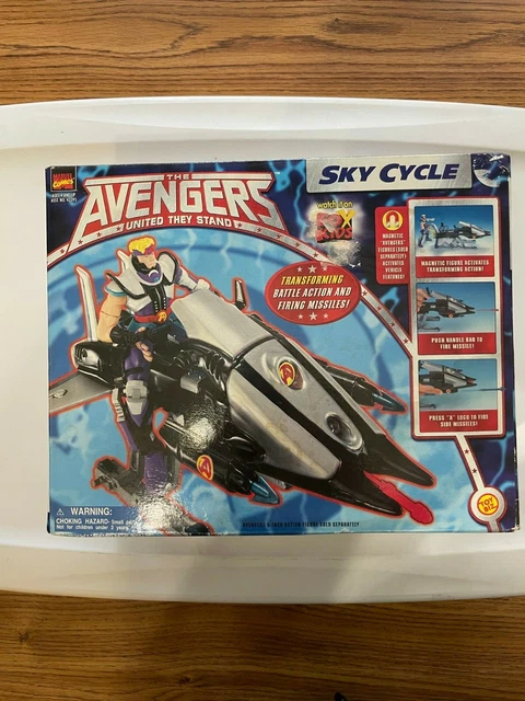 Marvel The Avengers Sky Cycle Vehicle Toy Biz 2000 Sealed in Box