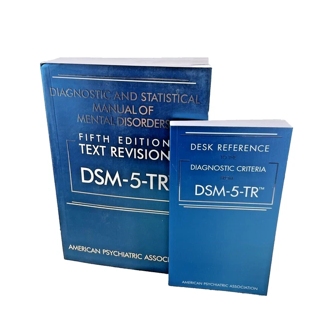 DIAGNOSTIC AND STATISTICAL Manual of Mental Disorders DSM5TR + Desk
