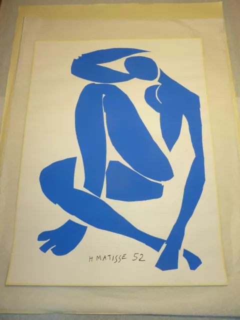 MATISSE Henri (1869-1954) : Sérigraphie "Nu bleu IV", Nouvelles Images Ed. 1989.