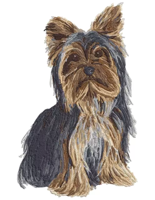 CUTE YORKIE DOG Embroidery Machine Design Pattern PES JEF HUS DST EXP VIP