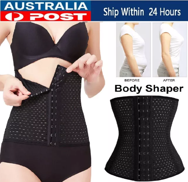 Women Corset Waist Shapewear Girdle Belt Body Shaper Training Corset Trimmer AUS