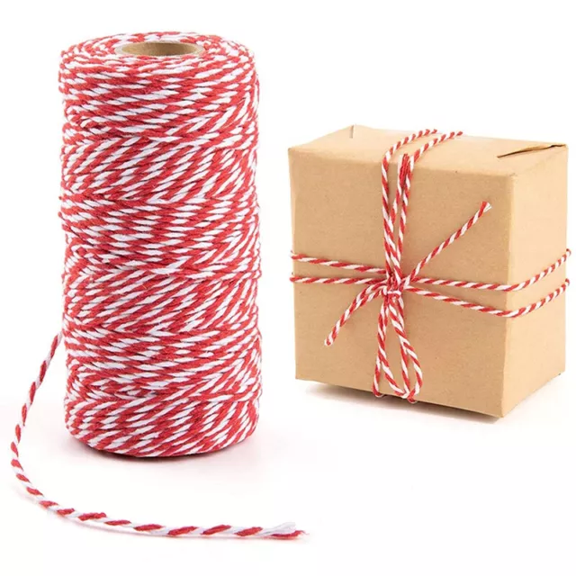 100M/Roll Bakers Twine String Cotton Cords Rope For Home Decor Wrapping Gift