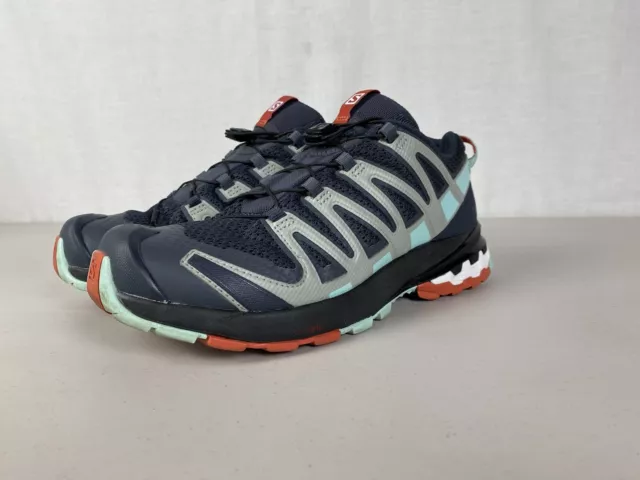  Salomon Women's XA PRO 3D Trail Running Shoes for Women, Black  / Magnet / Fair Aqua, 6.5