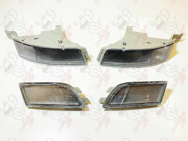 Luces De Intermitente Delanteras Para Toyota MR2 SW20 - Genuinas, Lentes Transparentes, Juego Completo Izquierda Y Derecha