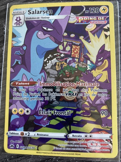 Carte Pokémon Salarsen GG09/GG70 EB12.5 Zénith Suprême NEUF