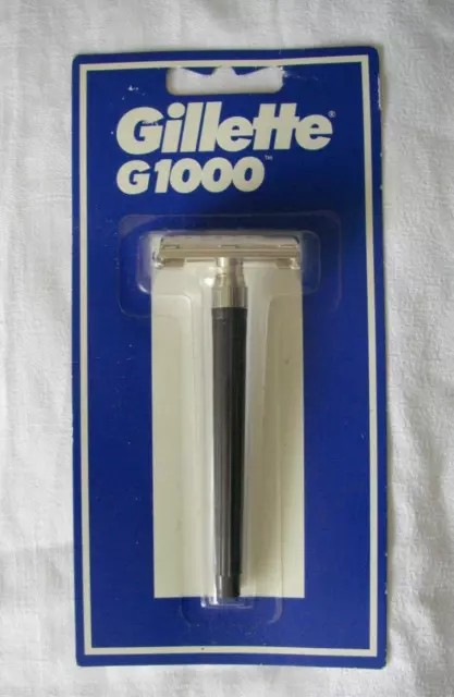 Vintage Gillette Slim Twist G1000 rasoio rasoir rasierer safety razor T4