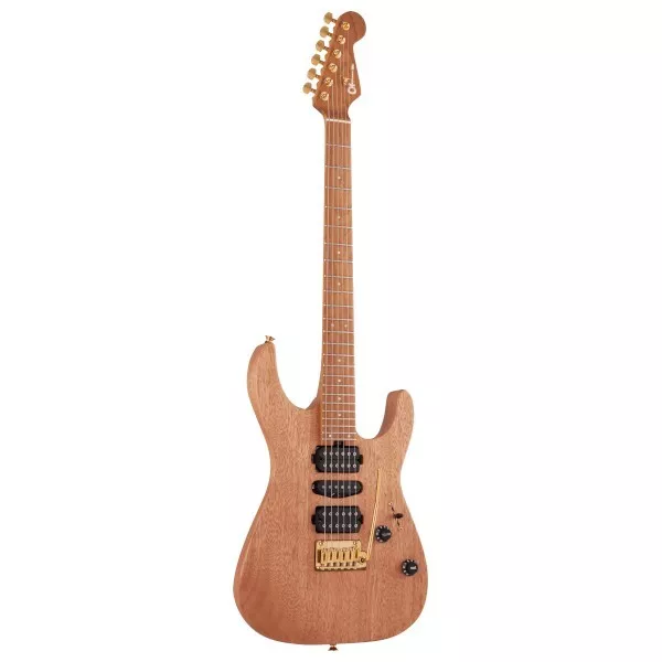CHARVEL Pro Mod DK24 HSH 2PT CM NAT ❘ E-Gitarre ❘ Seymour Duncan ❘  Natural